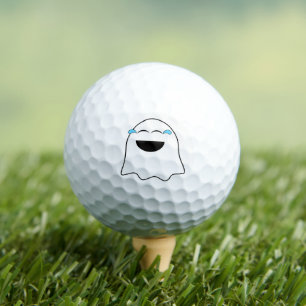 Funny Ghost emoji! Golf Balls