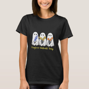 Funny Ghost Foxglove Daffodil Tulip Anti Trump Hal T-Shirt