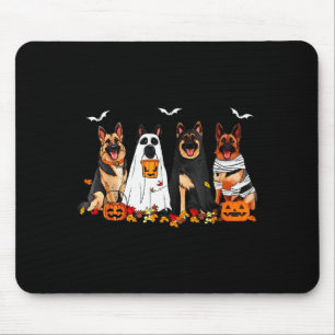 Funny Ghost German Shepherd Halloween Dog Mom Dog  Mouse Pad
