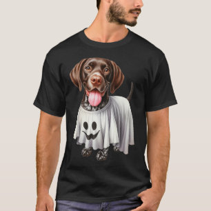 Funny Ghost German Shorthaired Pointer Dog Lover T-Shirt