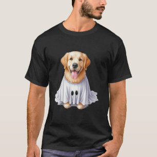 Funny Ghost Golden Retriever Dog Lover Halloween C T-Shirt