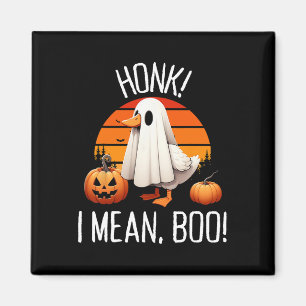 Funny Ghost Goose Honk I Mean Boo Magnet