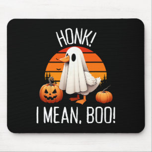 Funny Ghost Goose Honk I Mean Boo  Mouse Pad