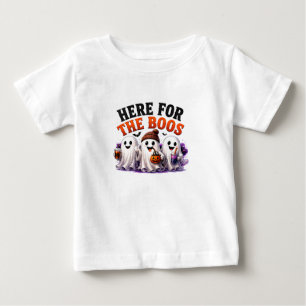 🍻 Funny Ghost Halloween Pun Saying 👻 Baby T-Shirt