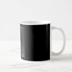 Funny ghost heart hands scary face halloween coffee mug