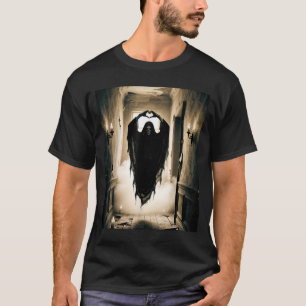 Funny ghost heart hands scary face halloween T-Shirt
