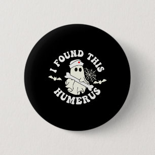 Funny Ghost Nurse Halloween 6 Cm Round Badge