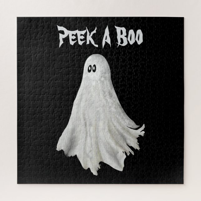 Funny Ghost Of Halloween Past Drawing Jigsaw Puzzle (Vertical)