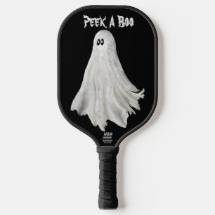 Funny Ghost Of Halloween Past Drawing Pickleball Paddle