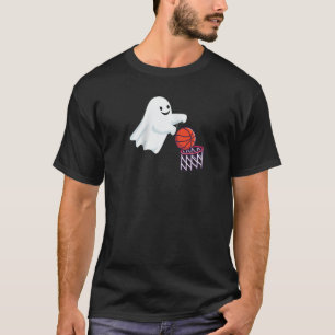 Funny Ghost Player Boo Basketball Halloween Costum T-Shirt