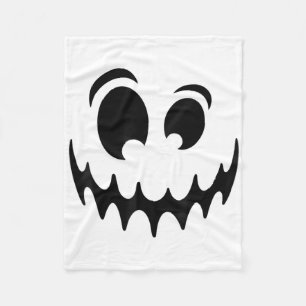 Funny Ghost Pumpkin Face Costume Halloween Jack O Fleece Blanket