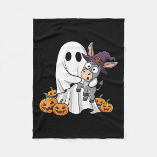 Funny Ghost Pumpkin Halloween Kids Mens Womens  Fleece Blanket