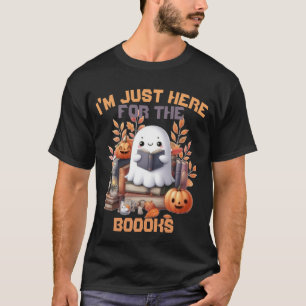 Funny ghost puns book fall Halloween T-Shirt