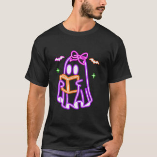 Funny Ghost Trendy Spooky Teacher Trick Or Teach H T-Shirt