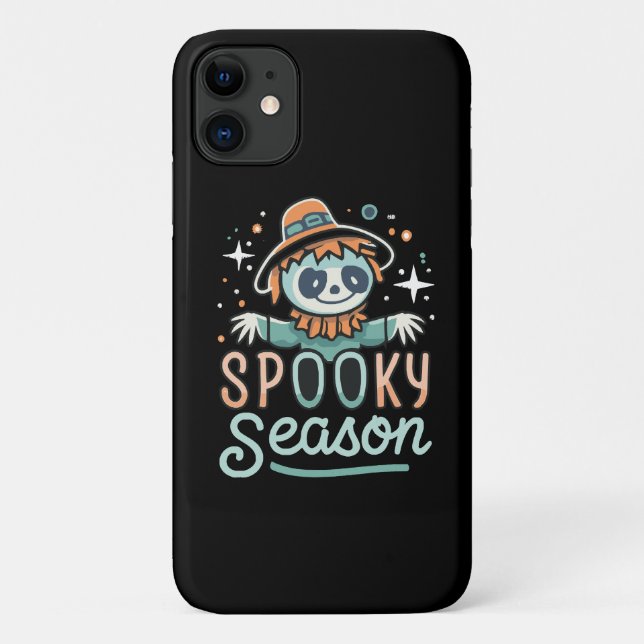 funny ghost with hats, spooky season Case-Mate iPhone case (Back)
