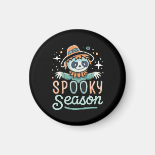 funny ghost with hats, spooky season magnet