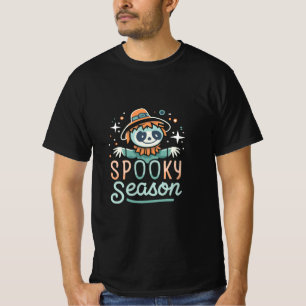 funny ghost with hats, spooky season T-Shirt