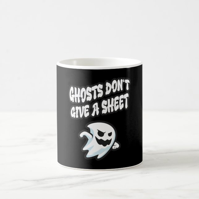 Funny Ghosts Sloagn Halloween Coffee Mug (Center)