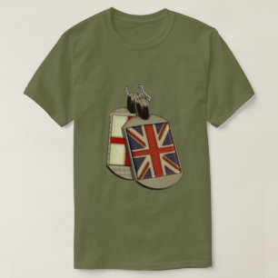 Funny Giant English Dog Tags T-Shirt