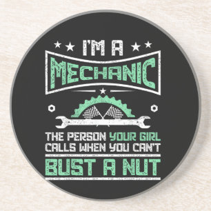 Funny Gift 4 Mechanics Adult Humour Gift Coaster