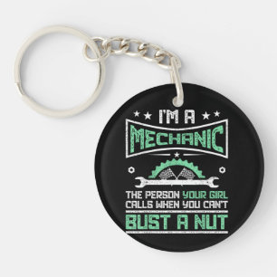 Funny Gift 4 Mechanics Adult Humour Gift Key Ring