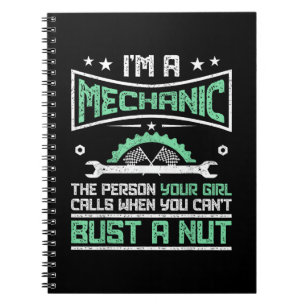 Funny Gift 4 Mechanics Adult Humour Gift Notebook