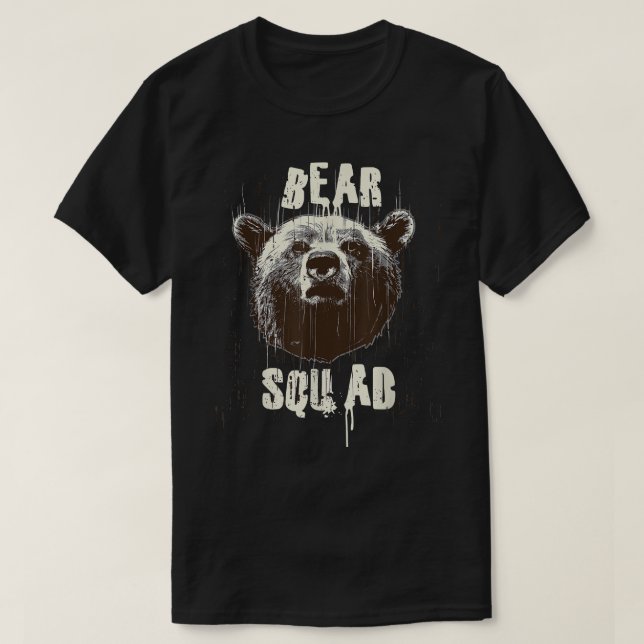 Funny Gift - Bear Squad  T-Shirt (Design Front)