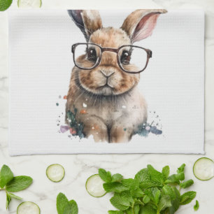 Funny Gift , Bunnie ,Coffee ,Friend Gift Tea Towel