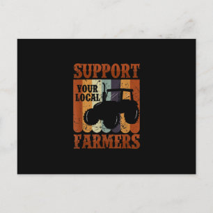 Funny Gift Farmer Chicken Farm Goat Farming Gift Postcard