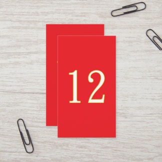 funny gift for all fans player have number 12 business card
