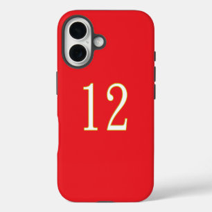 funny gift for all fans player have number 12 iPhone 16 case