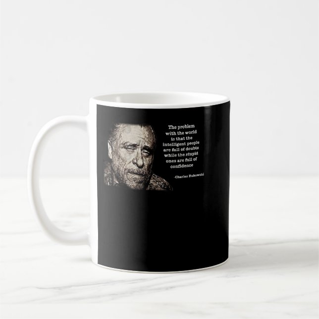 Funny Gift For Charles Bukowski Gifts Music Fans Coffee Mug (Left)