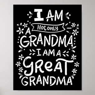 Funny gift for grandmother mother's day.  poster