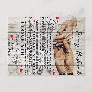 Funny Gift For Man   Funny Quotes To Husband   Postcard