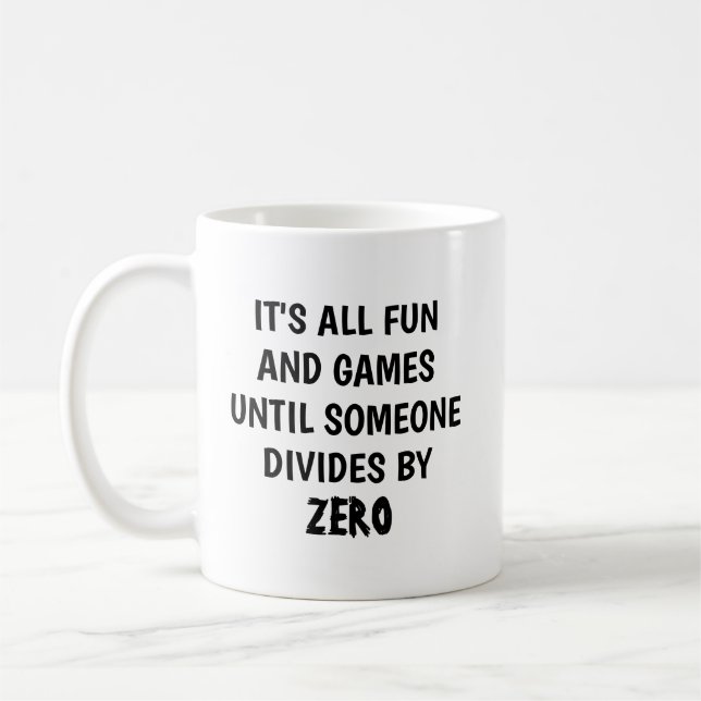 Funny Gift For Math Teacher Coffee Mug (Left)