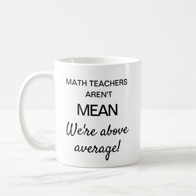 Funny Gift For Math Teacher Coffee Mug (Left)