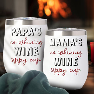Funny Gift For Mum Wine Sippy Cup Quote