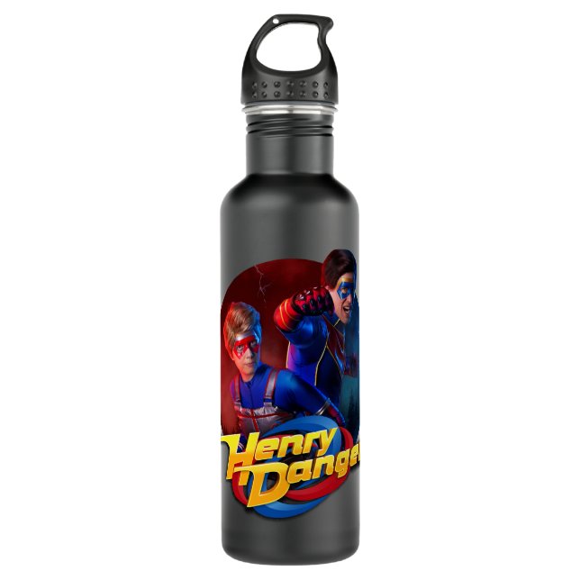 Funny Gift For The Duo Henry Gift Idea Cool 710 Ml Water Bottle (Front)