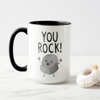 Funny gift friend, boyfriend or husband You rock! Mug