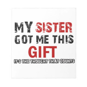 Funny gift items notepad