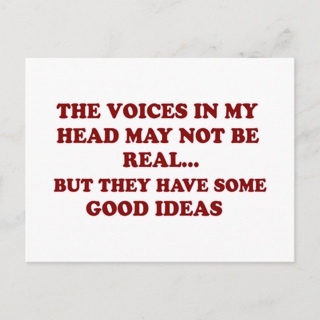 Funny gift items postcard (Front)