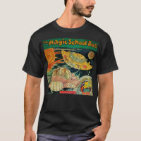 Funny Gift Magic Cartoons School Bus Kids Retro Wa