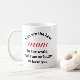Funny Gift Modern Typography Mothers Day Coffee Mug