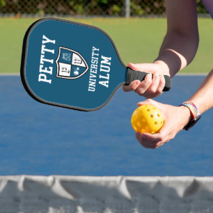 Funny gift petty University Alum grad alma mater Pickleball Paddle