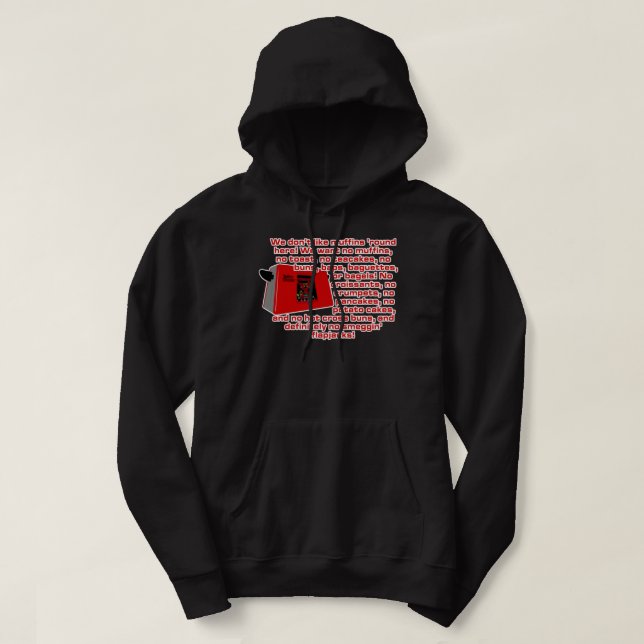 Funny Gift Red Dwarf - Talkie Toaster (No Smegging Hoodie (Design Front)