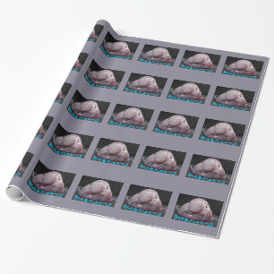 Funny Gift Wrap Ugly Blob Fish or Blobfish