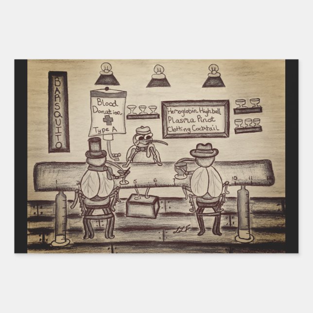 Funny Gift Wrapping Paper (Front)