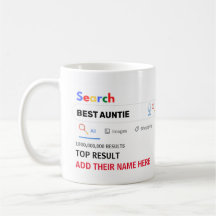 Funny Gifts AUNTIE UNCLE COUSIN NEPHEW NIECE MOM