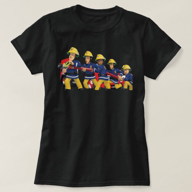 Funny Gifts Fireman Children Cartoons Sam Idol Gif T-Shirt (Design Front)