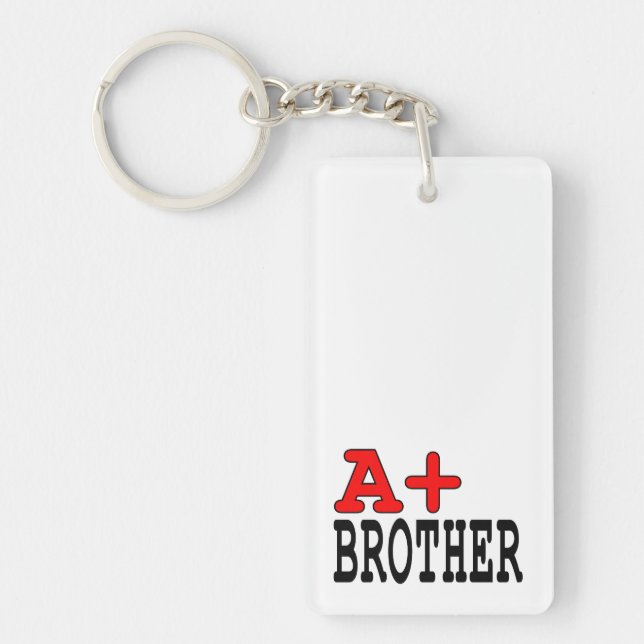 Funny Gifts for Brothers : A+ Brother Key Ring (Front)